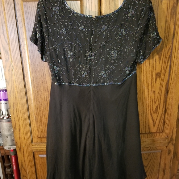 Papell Boutique size 16 black dress - Picture 3 of 8
